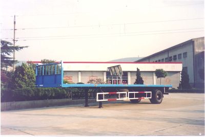 Huadong brand automobiles CSZ9170TJZP Container transport semi-trailer