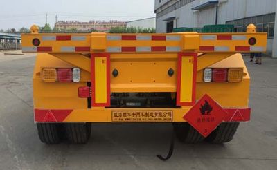 Lu Lu Tong  WSF9402TWY Transport semi-trailer of dangerous goods tank frame