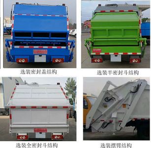 Juchen Ace Car HNY5080ZYSB6 Compressed garbage truck