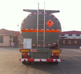 Huachang brand automobiles QDJ9406GYY Oil transport semi-trailer