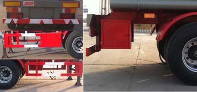 Huachang brand automobiles QDJ9406GYY Oil transport semi-trailer