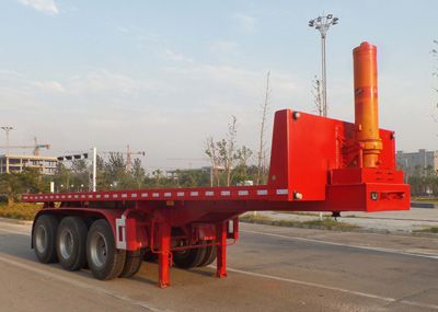 Hongsheng Yejun brand automobiles HSY9400ZZXP Flat dump semi-trailer