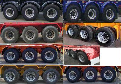 Hongsheng Yejun brand automobiles HSY9400ZZXP Flat dump semi-trailer