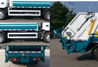 Hejia  HJK5070ZYSQ5 Compressed garbage truck