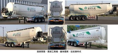 Lingyu  CLY9400GFL7 Low density powder material transportation semi-trailer