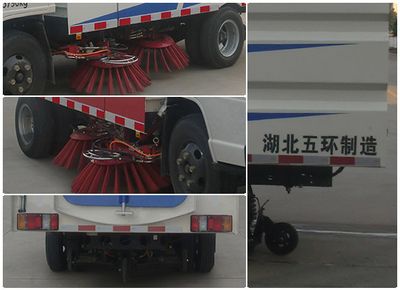 Huatong brand automobiles HCQ5061TSLJX Road sweeper