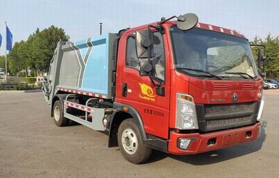 Haowo  ZZ5097ZYSH3815F191 Compressed garbage truck