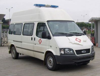 Jiangling Quanshun brand automobiles JX5034XJHZD ambulance