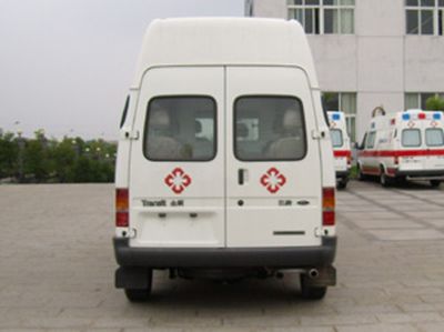 Jiangling Quanshun brand automobiles JX5034XJHZD ambulance