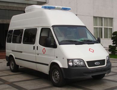 Jiangling Quanshun brand automobiles JX5034XJHZD ambulance