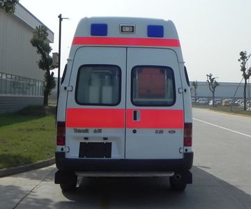 Jiangling Quanshun brand automobiles JX5034XJHZD ambulance