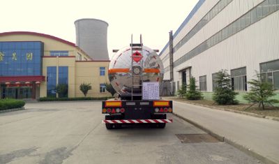 Wanxin Xinhao brand automobiles WXH9400GRY Flammable liquid tank transport semi-trailer