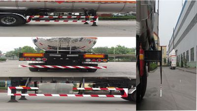 Wanxin Xinhao brand automobiles WXH9400GRY Flammable liquid tank transport semi-trailer