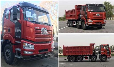 Jiefang Automobile CA3310P66M25L1T4AE6 Flat head natural gas dump truck