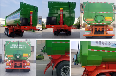 Tengyun  LLT9400GFLZ Medium density powder material transportation semi-trailer