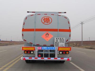 Huajun  ZCZ9402GRYHJC Flammable liquid tank transport semi-trailer