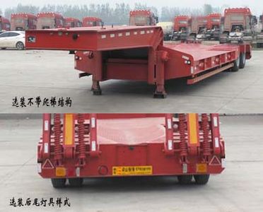 Tongqiang  LJL9350TDP Low flatbed semi-trailer