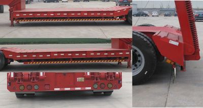 Tongqiang  LJL9350TDP Low flatbed semi-trailer