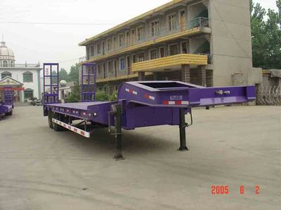 Hongda  QLC9211DP Low flatbed semi-trailer