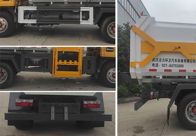 Qintai  QT5075ZZZE6 Hydraulic Lifter Garbage truck 