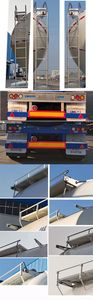 Tonghua  THT9402GFLG35 Medium density powder material transportation semi-trailer