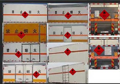 Yandi  SZD5040XZWBJ6 Miscellaneous dangerous goods box transport vehicle