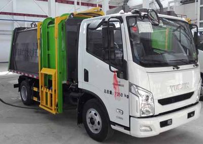 Zhongtian  ZTP5073ZZZ Hydraulic Lifter Garbage truck 