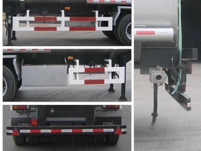 CIMC ZJV9401GHYSD Chemical liquid transportation semi-trailer