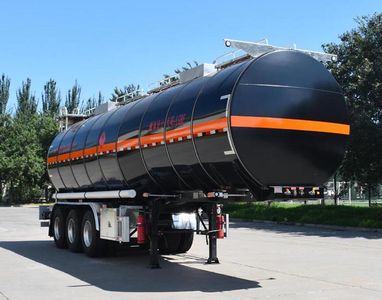 Jinbi  PJQ9407GRYH Flammable liquid tank transport semi-trailer