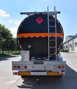 Jinbi  PJQ9407GRYH Flammable liquid tank transport semi-trailer