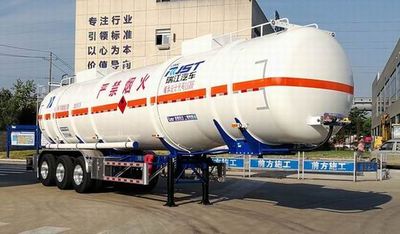 Ruijiang  WL9404GRYD47Y Flammable liquid tank transport semi-trailer