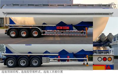 Ruijiang  WL9402GFLC Aluminum alloy medium density powder material transportation semi-trailer