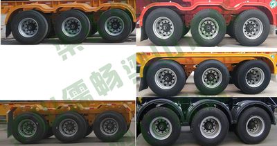 Ruqiang  LZA9401TWY Transport semi-trailer of dangerous goods tank frame