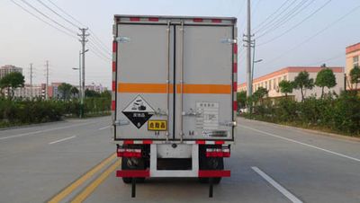 Huatong brand automobiles HCQ5045XFWE5 Corrosive goods box transport vehicle