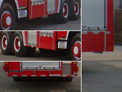 Jiangte brand automobiles JDF5280GXFSG120Z Water tank fire truck