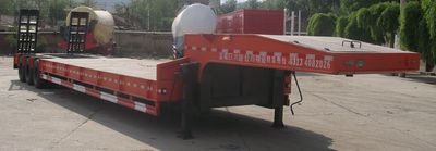 Zhang Tuo license plate car ZTC9400TDP Low flatbed semi-trailer