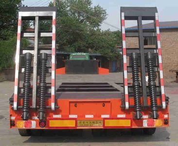 Zhang Tuo license plate car ZTC9400TDP Low flatbed semi-trailer