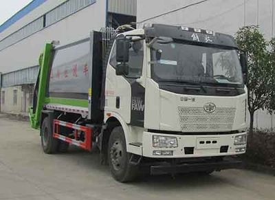 Zhongqi Liwei brand automobiles HLW5180ZYS6CA Compressed garbage truck