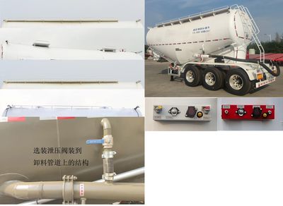 Honghe Beidou  SHB9407GFL Medium density powder material transportation semi-trailer