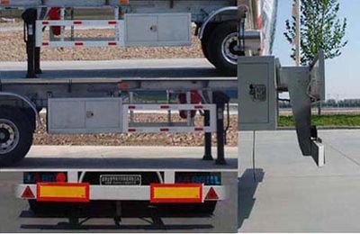 Jinbi  PJQ9404GYYL Aluminum alloy oil transport semi-trailer