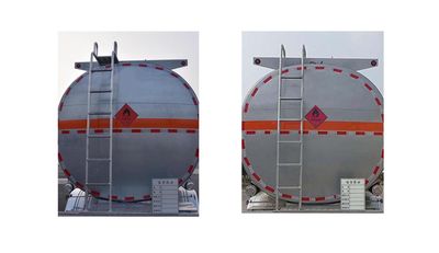 Jinbi  PJQ9404GYYL Aluminum alloy oil transport semi-trailer