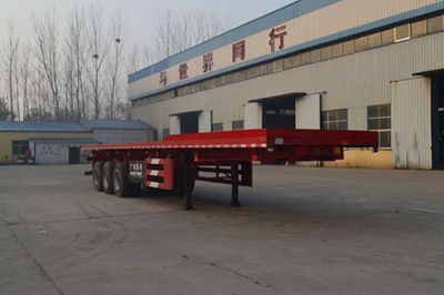 Guangtongda brand automobiles JKQ9401ZZXP Flat dump semi-trailer