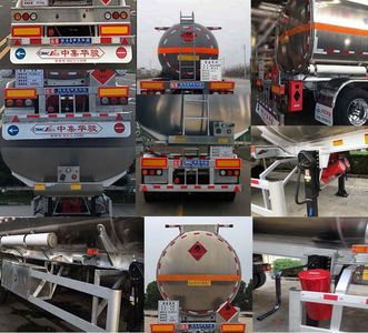 Huajun  ZCZ9401GRYHJC Flammable liquid tank transport semi-trailer