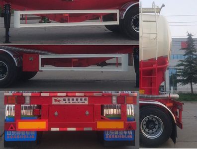 Shenjun Kyushu  GRT9401GFL Low density powder material transportation semi-trailer