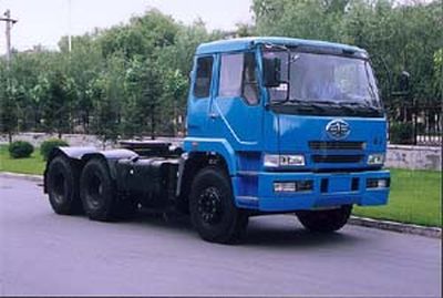 Jiefang Automobile CA4281P2K2T1 6 × 4 flathead diesel semi-trailer tractor