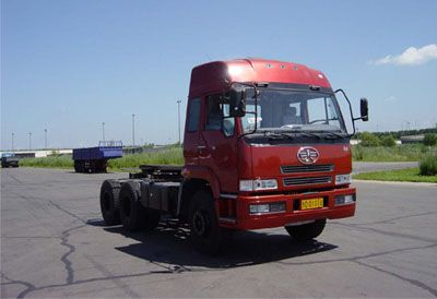 Jiefang Automobile CA4281P2K2T1 6 × 4 flathead diesel semi-trailer tractor