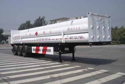 Baohuan HDS9402GGYHydraulic sub station high-pressure gas long pipe semi-trailer