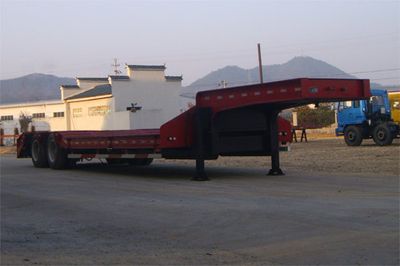 Zhongshang Automobile ZZS9283TDP Low flatbed semi-trailer