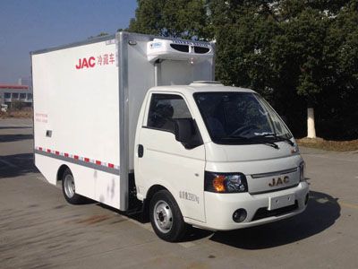 Jianghuai brand automobiles HFC5030XLCEV1 Pure electric refrigerated truck