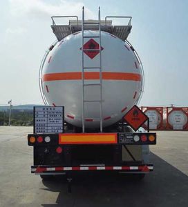 Hongtu  HT9400GRY7 Flammable liquid tank transport semi-trailer